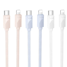 Заредете изображение във визуализатора на галерията – HOCO cable Type C to Lightning PD 27W X114 1 m white
