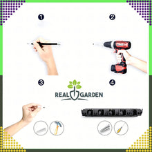 Заредете изображение във визуализатора на галерията – Wall-mounted broom mop holder screwed RC-K-1355 black
