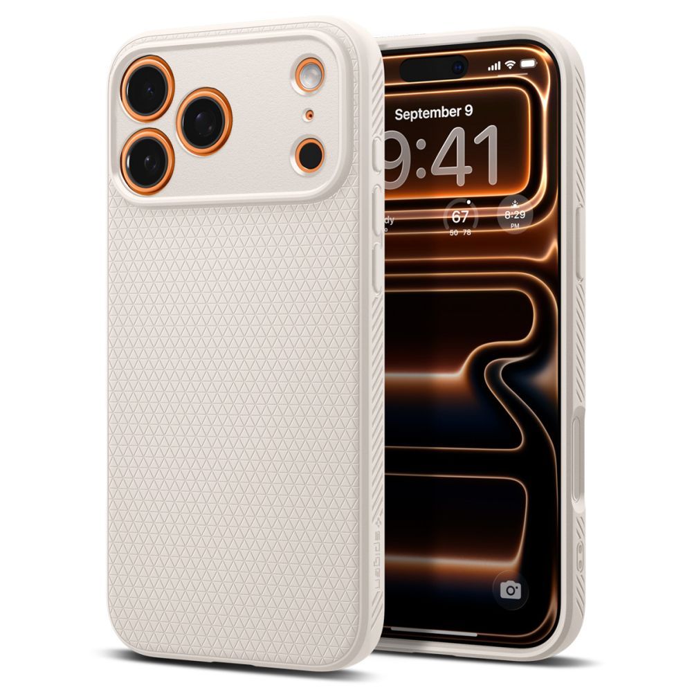 SPIGEN CASE LIQUID AIR IPHONE 17 PRO NATURAL TITANIUM