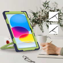 Заредете изображение във визуализатора на галерията – Tech-Protect X-Armor case for iPad 10.9" 2022 - navy blue and green
