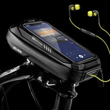 Заредете изображение във визуализатора на галерията – WILDMAN traveling bag for bike handlebars with zipper 0,5L (4 &quot;- 7&quot;) X3 black
