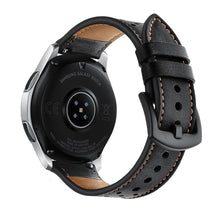 Заредете изображение във визуализатора на галерията – Tech-Protect Leather strap for Samsung Galaxy Watch 46mm - black
