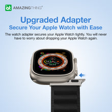 Заредете изображение във визуализатора на галерията – Amazing Thing Band Titan Sport Band TSP49BK for Apple Watch 49/45 black

