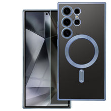Заредете изображение във визуализатора на галерията – Case for Samsung A08 Electro Mag Cover compatible with MagSafe titanium blue
