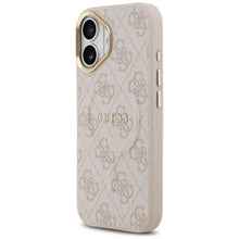 Заредете изображение във визуализатора на галерията – GUESS case for IPHONE 17 compatible with MagSafe GUHMP17SP4MSEGCP (PU 4G W/ Classic) pink
