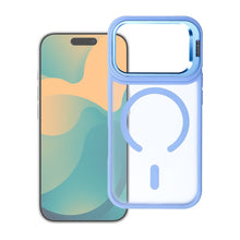 Заредете изображение във визуализатора на галерията – Case for iPhone 18 Pro Max / 17 Pro Max Forcell F-Protect Shadow Stand Premium compatible with MagSafe light blue
