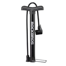 Заредете изображение във визуализатора на галерията – Rockbros A320 floor bicycle pump - black
