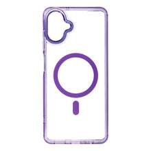 Заредете изображение във визуализатора на галерията – Case for Samsung A07 / A08 Frame Clear Hybrid Mag Cover compatible with MagSafe purple
