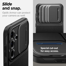 Заредете изображение във визуализатора на галерията – Spigen Optik Armor case for Samsung Galaxy A55 5G - black

