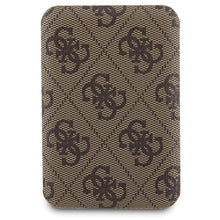 Заредете изображение във визуализатора на галерията – Guess 4G Metal Logo case set for iPhone 15 Pro + 5000mAh MagSafe power bank - brown

