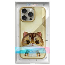 Заредете изображение във визуализатора на галерията – NIMMY case BIG EYED PET 2.0 Cat for IPHONE 15 Pro khaki
