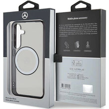Заредете изображение във визуализатора на галерията – Mercedes Printed Logo MagSafe case for Samsung Galaxy S24 - transparent
