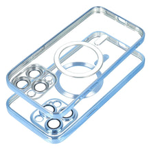 Заредете изображение във визуализатора на галерията – ELECTRO MAG COVER case compatible with MagSafe for IPHONE 17 blue
