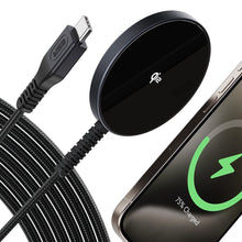 Заредете изображение във визуализатора на галерията – ESR Halolock Qi2 Mini Wireless Charger 15W with MagSafe - Black
