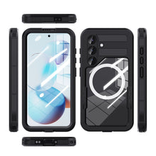 Заредете изображение във визуализатора на галерията – Waterproof case SHELLBOX MARS with metal ring for SAMSUNG S25 black
