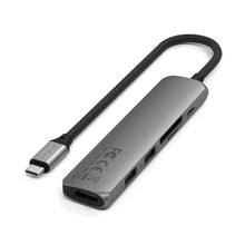 Заредете изображение във визуализатора на галерията – SATECHI adapter HUB 6in1 Type C ST-P6SM space gray
