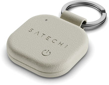 Заредете изображение във визуализатора на галерията – Locator compatible with Apple Find My Satechi Keychain shape Vegan Leather ST-LKCFW sand

