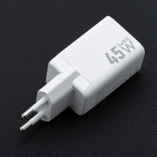 Заредете изображение във визуализатора на галерията – FORCELL F-ENERGY Mini GaN III VT-36 travel charger with 1 x Type C + 1x USB A sockets, PD QC4.0 45W white
