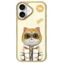Заредете изображение във визуализатора на галерията – NIMMY case COOL&amp;CUTE 2.0 Cat for IPHONE 16 khaki
