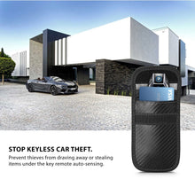 Заредете изображение във визуализатора на галерията – Tech-Protect V1 RFID cover for car keys - black carbon
