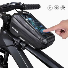 Заредете изображение във визуализатора на галерията – WILDMAN traveling bag for bike frame with zipper 1L (4 &quot;- 7&quot;) XS2 black
