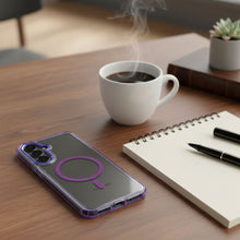 Заредете изображение във визуализатора на галерията – Case for Xiaomi Redmi 17 4G / 5G Frame Clear Hybrid Mag Cover compatible with MagSafe purple
