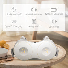 Заредете изображение във визуализатора на галерията – SKG H7-E neck massager with compress and red light - white
