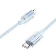 Заредете изображение във визуализатора на галерията – Borofone Cable BU44 Sincero - Type C to Type C - 60W 3A 1,2 metres blue

