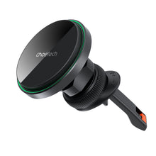Заредете изображение във визуализатора на галерията – Choetech T204-F magnetic car holder with 15W wireless charging - black
