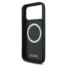 Заредете изображение във визуализатора на галерията – BMW case for IPHONE 17 Pro Max compatible with MagSafe BMHMP17X25PCCSCAK (PU Carbon Logo) anthracite
