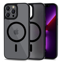 Заредете изображение във визуализатора на галерията – Tech-Protect MagMat MagSafe case for iPhone 13 Pro - matte black
