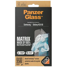 Заредете изображение във визуализатора на галерията – PanzerGlass Matrix Ultra-Wide Fit foil with positioner for Samsung Galaxy A35 5G

