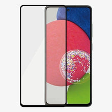 Заредете изображение във визуализатора на галерията – PanzerGlass E2E Microfracture antibacterial glass for Samsung Galaxy A52 / A52 5G / A53 5G - with black frame
