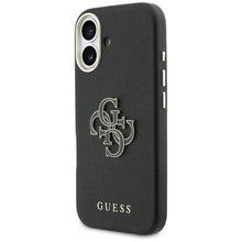 Заредете изображение във визуализатора на галерията – GUESS case for IPHONE 17 GUHCP17S5PS4RGGK (PU FW Resin Logo) black
