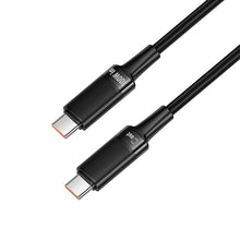 Заредете изображение във визуализатора на галерията – Cable USB C to USB C Hoco PD 5A 100W 1,2 m U153 Extreme black
