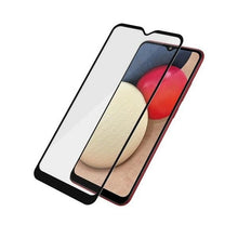 Заредете изображение във визуализатора на галерията – PanzerGlass E2E Super+ antibacterial tempered glass for Samsung Galaxy A02s - with black frame
