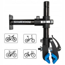 Заредете изображение във визуализатора на галерията – Rockbros MP-01 tabletop service stand for bicycles with knobs - black
