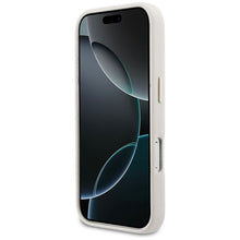 Заредете изображение във визуализатора на галерията – GUESS case for IPHONE 17 Pro Max GUHCP17X5PS4RGGE (PU FW Resin Logo) beige
