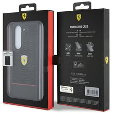 Заредете изображение във визуализатора на галерията – Ferrari Perforated Line case for Samsung Galaxy Z Fold 5 - black
