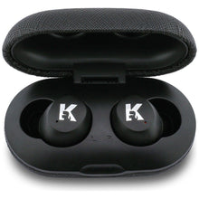 Заредете изображение във визуализатора на галерията – Wireless earphones ENC KARL LAGERFELD Saffiano Logo KF003013 black
