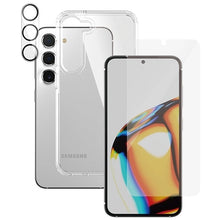 Заредете изображение във визуализатора на галерията – PanzerGlass Bundle 3in1 Transparent Case + Film + Camera Protector for Samsung Galaxy S23
