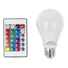 Заредете изображение във визуализатора на галерията – Light bulb LED RGB 10W E27 A60 multicolor
