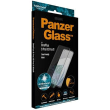 Заредете изображение във визуализатора на галерията – PanzerGlass E2E Microfracture antibacterial glass on OnePlus 9 Pro / 10 Pro / 11 - with black frame
