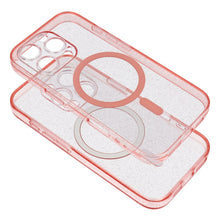 Заредете изображение във визуализатора на галерията – CLEAR MAG COVER case compatible with MagSafe for SAMSUNG S26 Edge pink glitter
