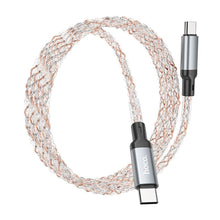 Заредете изображение във визуализатора на галерията – HOCO cable Type C to Type C 3A 60W U112 1 m gray
