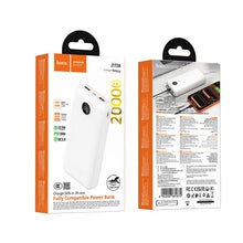 Заредете изображение във визуализатора на галерията – Powerbank Hoco 20000 mAh QC 22,5W+PD 20W LED J172A white

