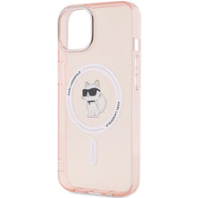 Заредете изображение във визуализатора на галерията – Karl Lagerfeld IML Choupette MagSafe case for iPhone 14 / 15 / 13 - pink
