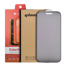 Заредете изображение във визуализатора на галерията – Bestsuit Flexible Hybrid Glass 5D Colorfull Privacy 180 for IPHONE 16 Pro magenta
