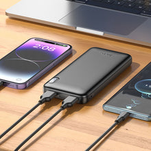 Заредете изображение във визуализатора на галерията – HOCO powerbank 10000 mAh 2A J128 black
