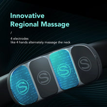 Заредете изображение във визуализатора на галерията – SKG K5 Pro massager, electrostimulator for the neck with compress - white
